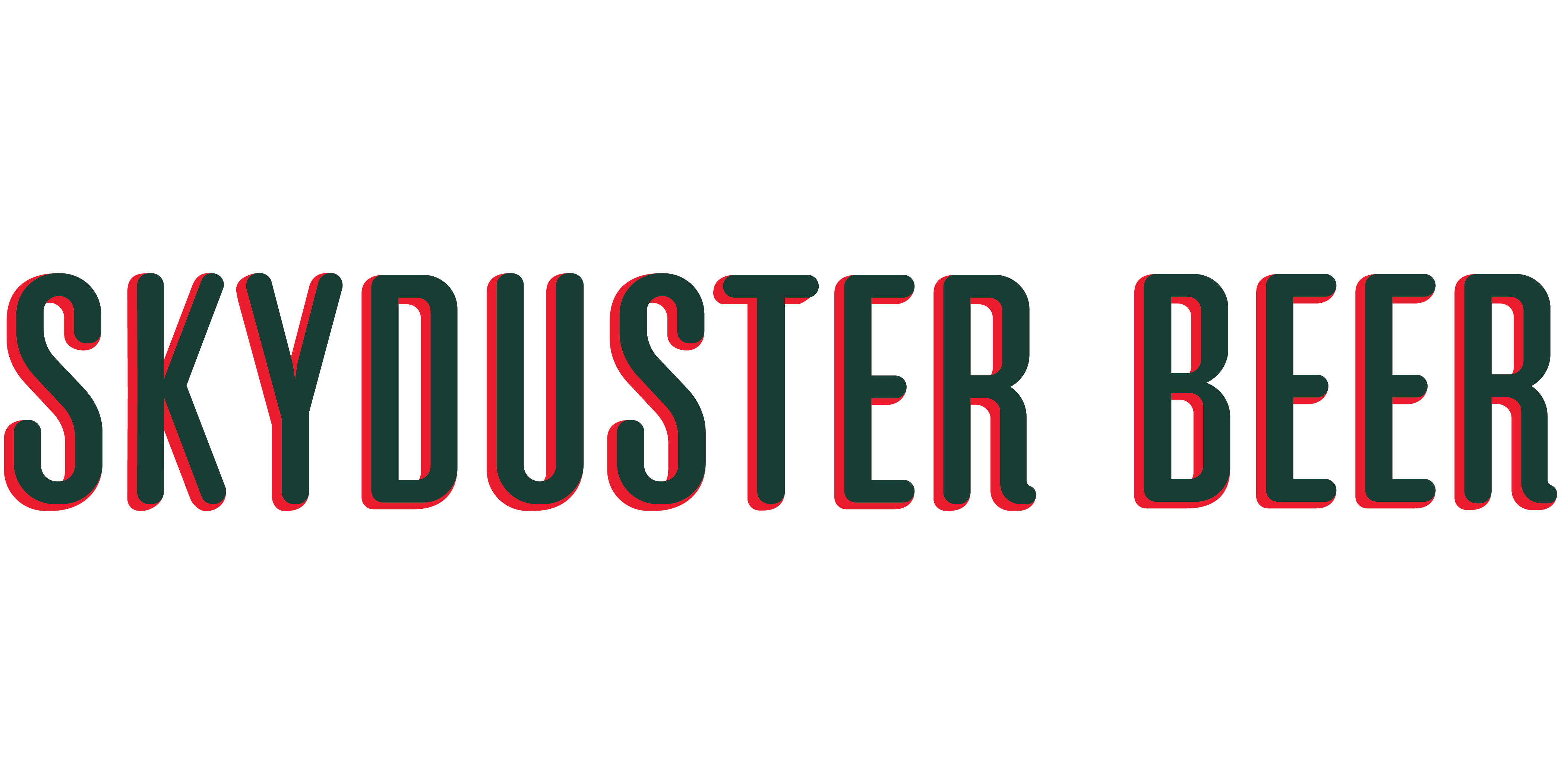 Skyduster Beer Primary Logo (green base)